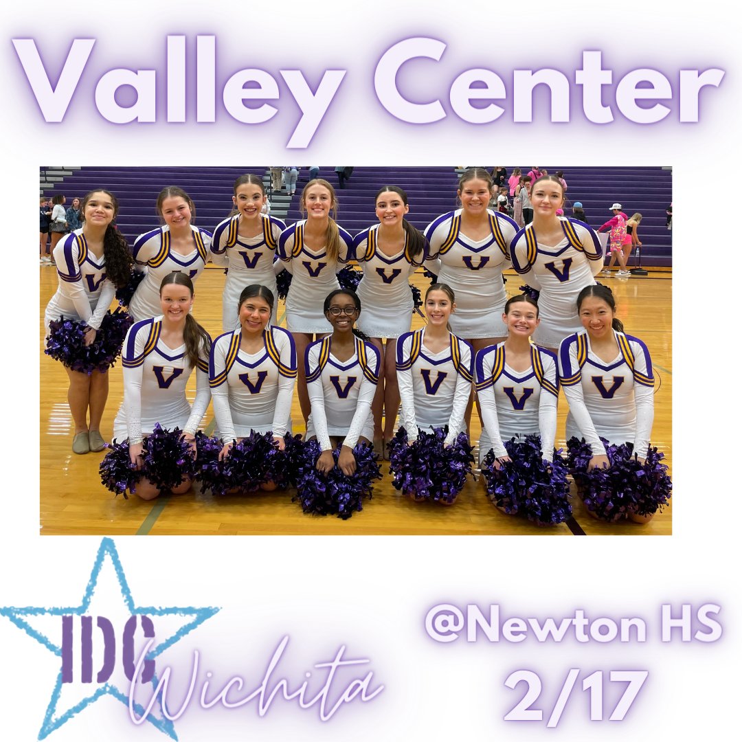⭐️Social Media Challenge❗️Valley Center is competing at IDC Wichita! Like&amp; retweet this post.

The team with the most likes/shares/retweets accumulated by 2/16 will win the Social Media Challenge! We’ll donate to St. Jude Children's Research Hospital on their behalf. 💜💙#idc2024