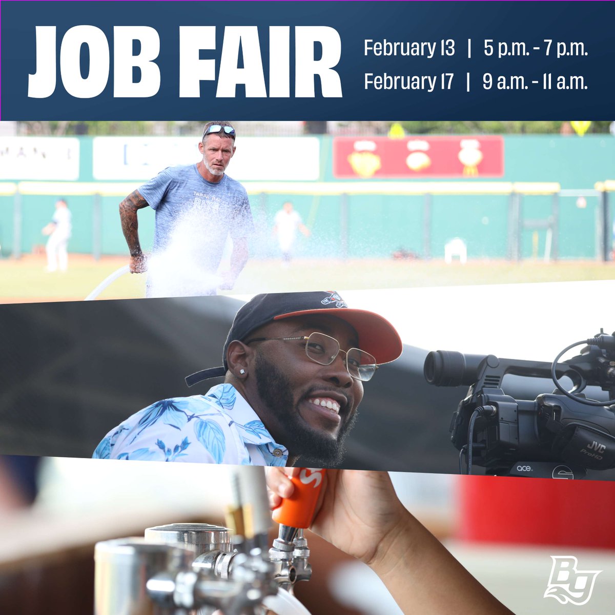 BGHotRods's tweet photo. Join in on the fun all summer long! ☀️

The Hot Rods and Vette City Catering will be hosting a job fair February 13 and 17 at Bowling Green Ballpark. Explore the array of opportunities waiting for you! https://t.co/znbqdIAkVC