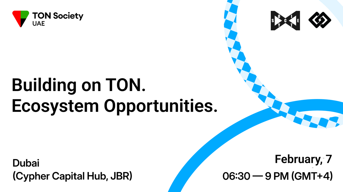 tonsocietyuae's tweet photo. Have you blocked off your calendars?

Tomorrow we'll hear from Sophia Rusconi, Accelerator Lead at @ton_blockchain 

🗯Topic: Dive into the TON Acceleration and Incubation Program

Date: Feb 7, Wednesday
Time: 6:30 PM
Location: Cypher Capital Hub

❗️Register now: https://t.co/YHe55qrjlV