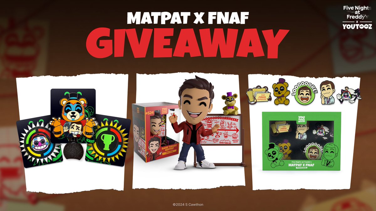 🚨Exciting news, Theorists🚨! We're giving away 5 complete sets of MatPat's first ever Youtooz collab! To enter 👉 retweet, follow @youtooz and comment GAME THEORY! Winners announced on the drop day Feb 10th!