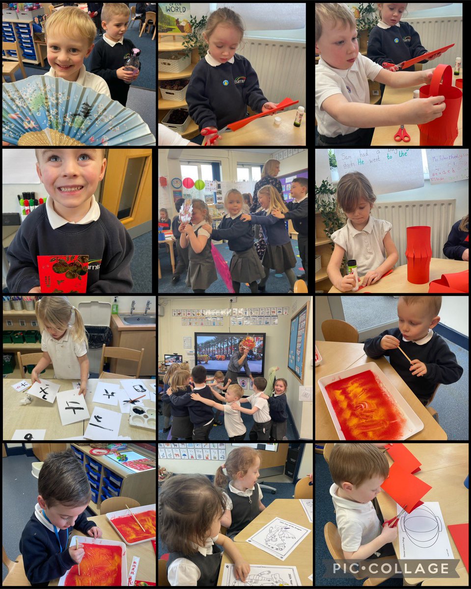 While we have been learning exciting facts about Chinese New Year and Lunar New Year. 🐲
The children have been looking at the clothes people wear, how they celebrate the occasion and what special foods they eat.🎉
<a href="/BarntonMrsF/">Mrs Fisher</a> <a href="/BarntonMissR/">Miss Rutter</a>