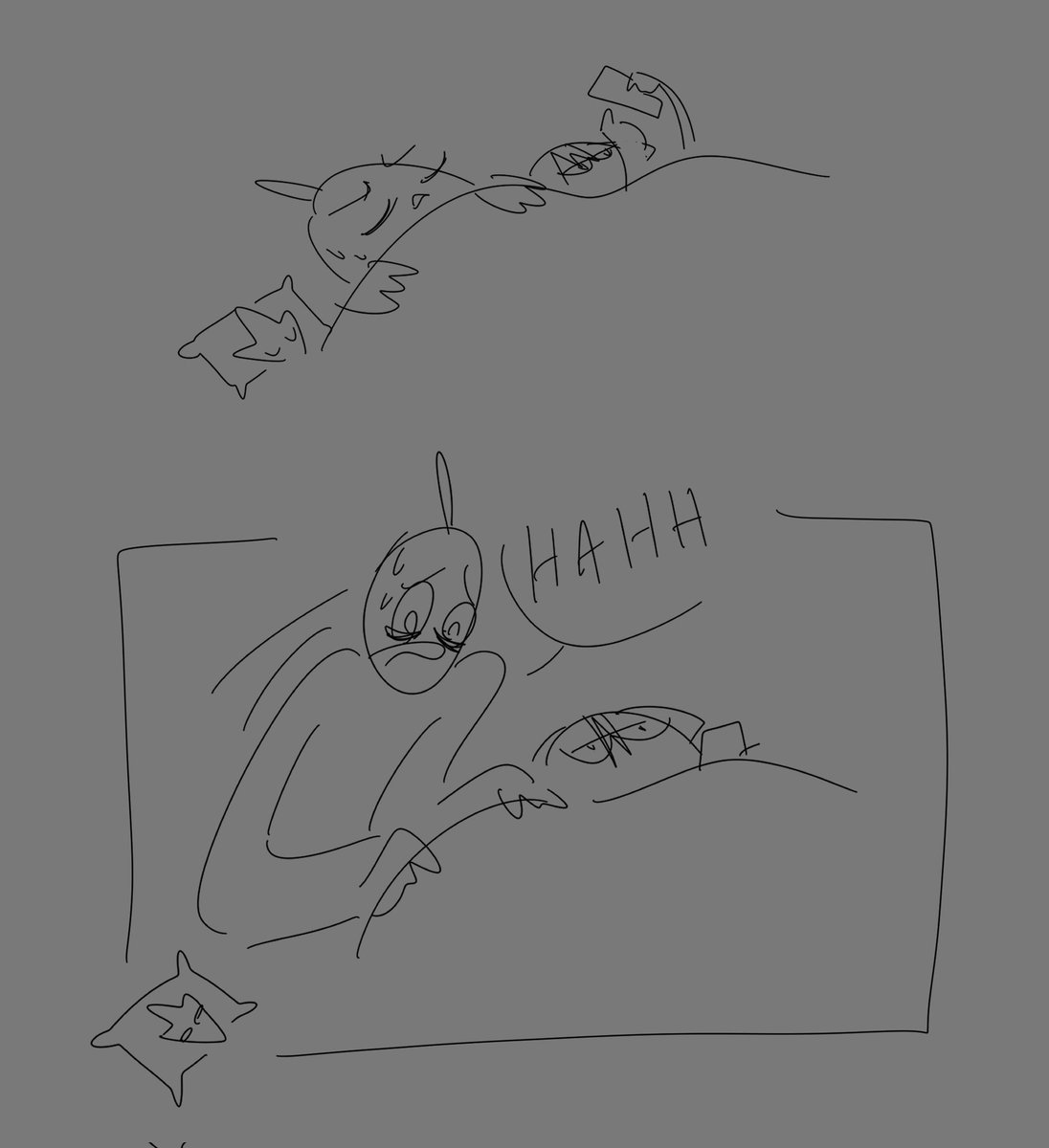 MahloGolem's tweet photo. #chiscara #bedaction
Thought it'd be funny showing this censored sneakpeek of my next post https://t.co/WuKK7uwlwe