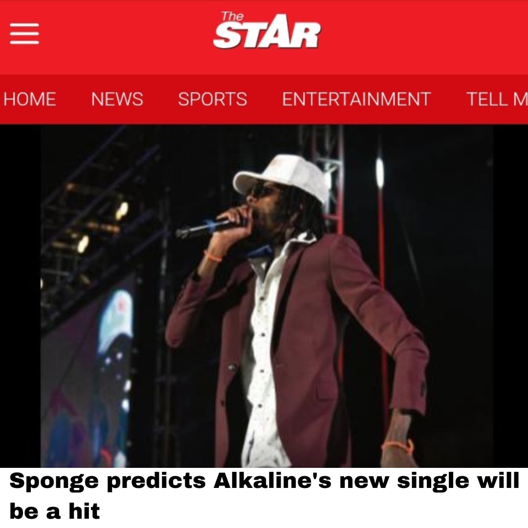 Sponge predicts Alkaline's new single will be a hit 
Read more
jamaica-star.com/article/entert…
