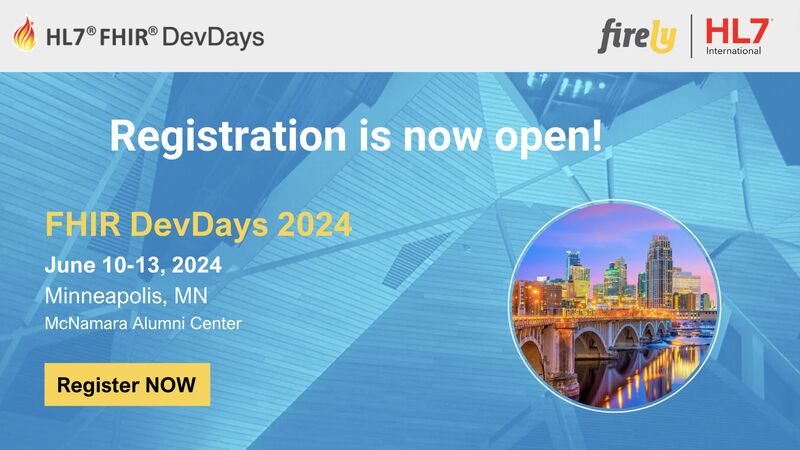 📰Did you hear the news? Registration is open for #HL7 #FHIR DevDays 2024! Make plans to join us at the world's largest FHIR only event June 10-13 in Minneapolis, MN. hubs.ly/Q02j_5J20 #HL7FHIR #interoperability #healthIT