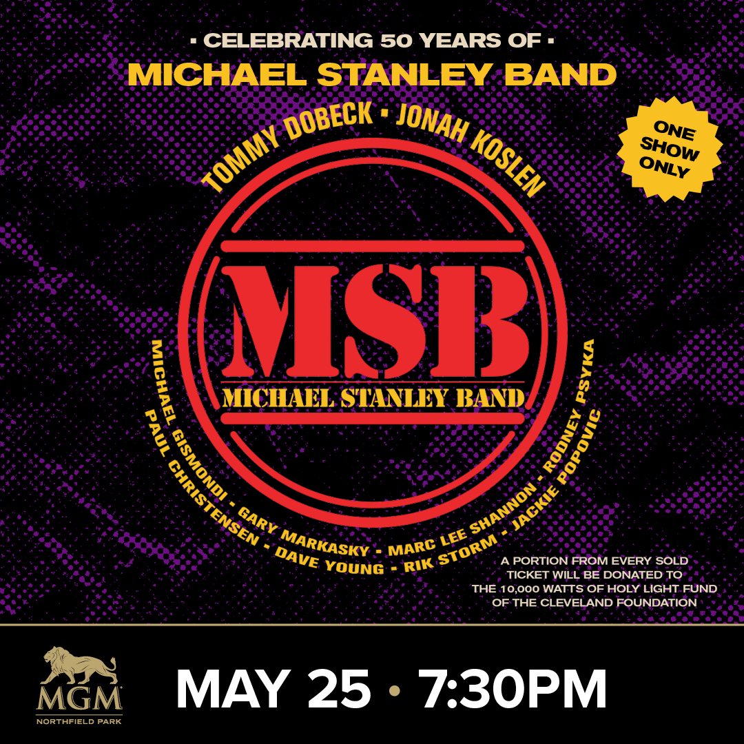 Recently announced: The 50th Anniversary Celebration of the Michael Stanley Band. ✨ Grab TIX for the May 25th show—on sale this Friday: spr.ly/6016VGA2q