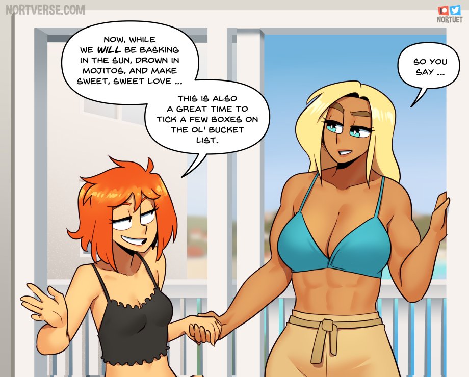 Nortverse: Tara and Beverly tweet media