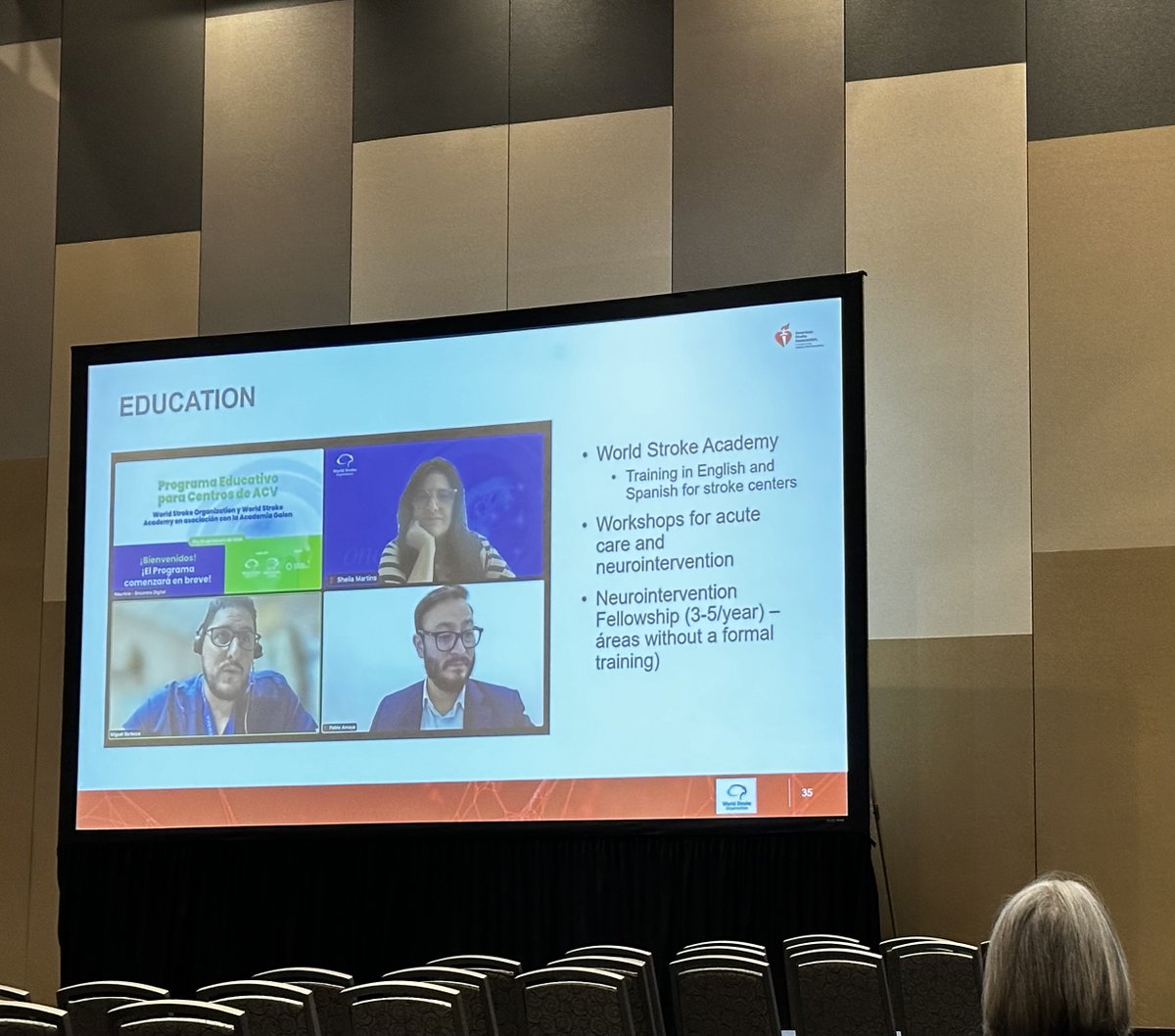 Exciting start to HEADS-UP as Dr. Sheila Martins <a href="/sheilambrasil/">sheila martins</a>, President of <a href="/WorldStrokeOrg/">World Stroke Org</a>, delivers a powerful opening summary. She highlights the critical progress made and the vital efforts still needed to prevent more stroke-related deaths and disability worldwide #ISC24