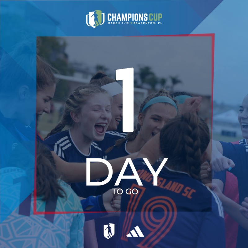 1 Day until Champions Cup! 🤩⚽🏆