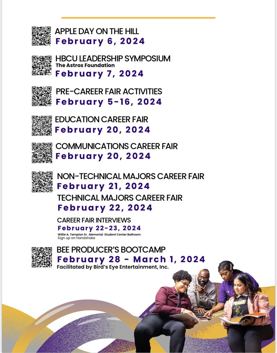 PvamuSAB's tweet photo. Panthers take advantage of career month of events of the month ! Today Apple  will be on campus at 12 pm. 
The link to sign up is ⬇️

https://t.co/HeAoPz8sWy https://t.co/mQdsYZQgjH