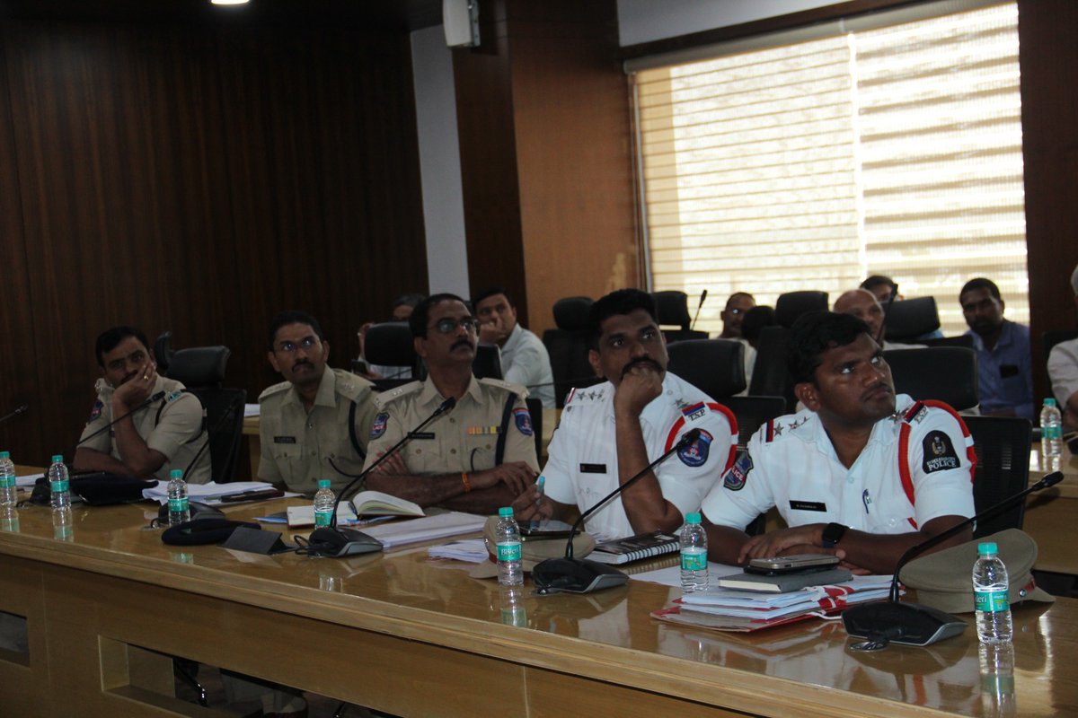 A meeting was held at the GHMC Head Office on systematic utilization, shifting, maintenance of RTC bus shelters and bus bays, and problems facing transportation of C&D waste, along with facilitating C&D carrying mini tippers and tractors. In this meeting, Sri.P. Viswaprasad,