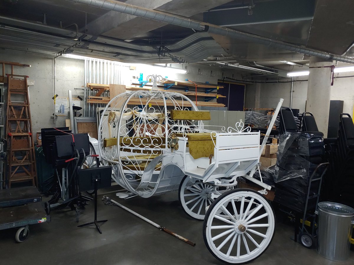 What do you mean 'not everyone has a horse drawn Cinderella carriage in their loading bay?' @ChanCentre. @UBCOpera