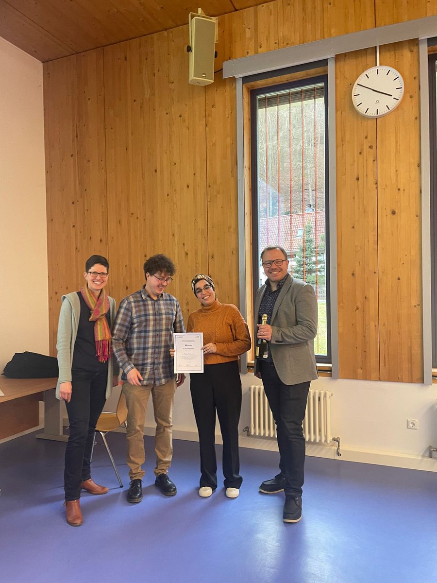 AalaSafae's tweet photo. I'm thrilled to announce that I've been awarded the first prize at the Poster Award by @Hydrologie_TUD during the 2nd Faculty-wide PhD Student Event of the Faculty of Environmental Science. Greatest appreciation to my mentor @lytarasova https://t.co/9XZMMQkEw8