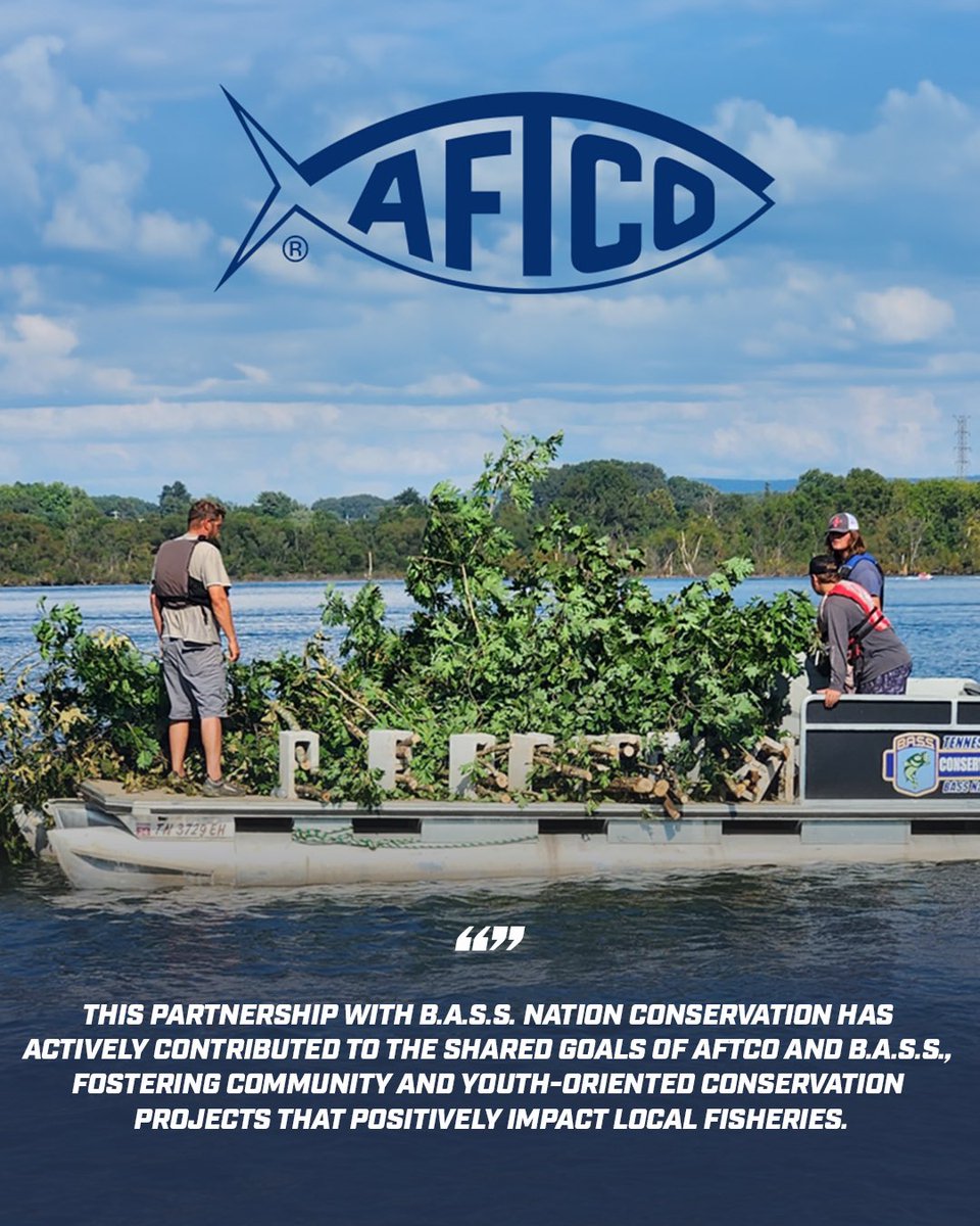 Click the link below ⬇️ to learn more about the @AftcoFishing x B.A.S.S. Nation Conservation Grant Program. 🐟

bassmaster.com/conservation-n…

#Bassmaster #AFTCO #conservation #fishery #anyfishanywater