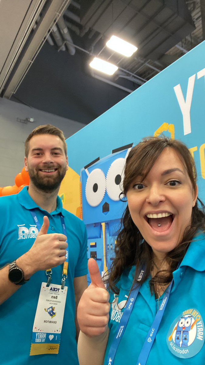 RoboticalLtd's tweet image. LAST DAY OF #TCEA EXPO HALL 🤗

Come snap a pic with #MartytheRobot  and we’ll enter you in the draw to win one 🤖

🕺 Come boogie with Marty
🎗️Stickers and ribbons
🏴󠁧󠁢󠁳󠁣󠁴󠁿 Ask us anything about Scotland (where Marty is from)