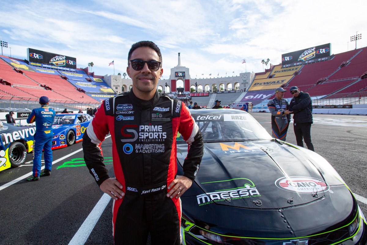 MotionSports_TV's tweet image. Xavi Razo concluye en séptimo sitio la prueba de exhibición de NASCAR México Series en el Coliseo de Los Ángeles.

#clashlosangeles #buschlight #buschlightclash #nascarmexico #nascarmx #nascarmex #xavirazo #labatalladelcoliseo