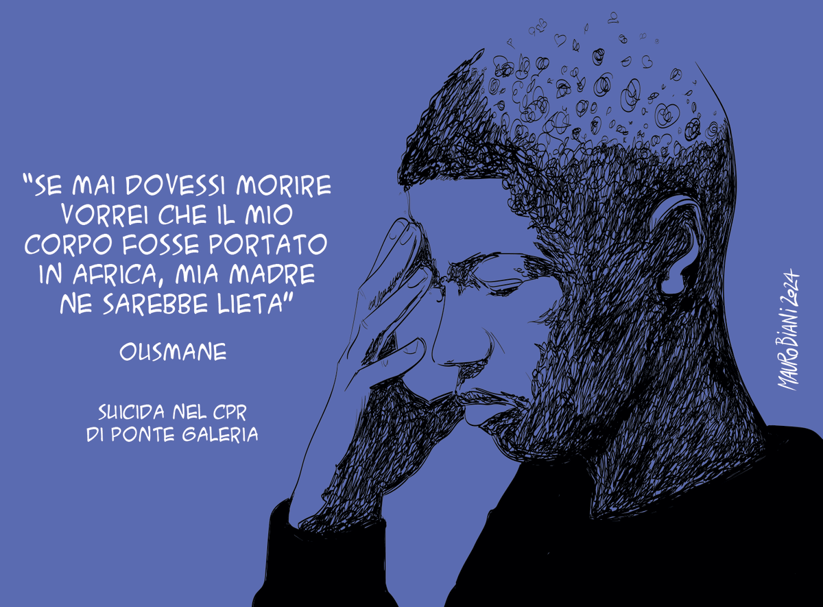 #OusmaneSylla #22anni #CPR #PonteGaleria #suicidio 
"Straniere genti, almen le ossa rendete allora al petto della madre mesta." ("In morte del fratello Giovanni" U. Foscolo)
Oggi su <a href="/repubblica/">Repubblica</a>