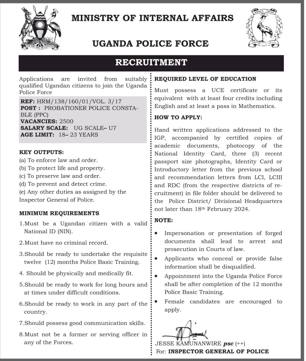 Jobs and Vacancies Uganda on X: &ldquo;https://t.co/rt74KB6PQV&rdquo; / X