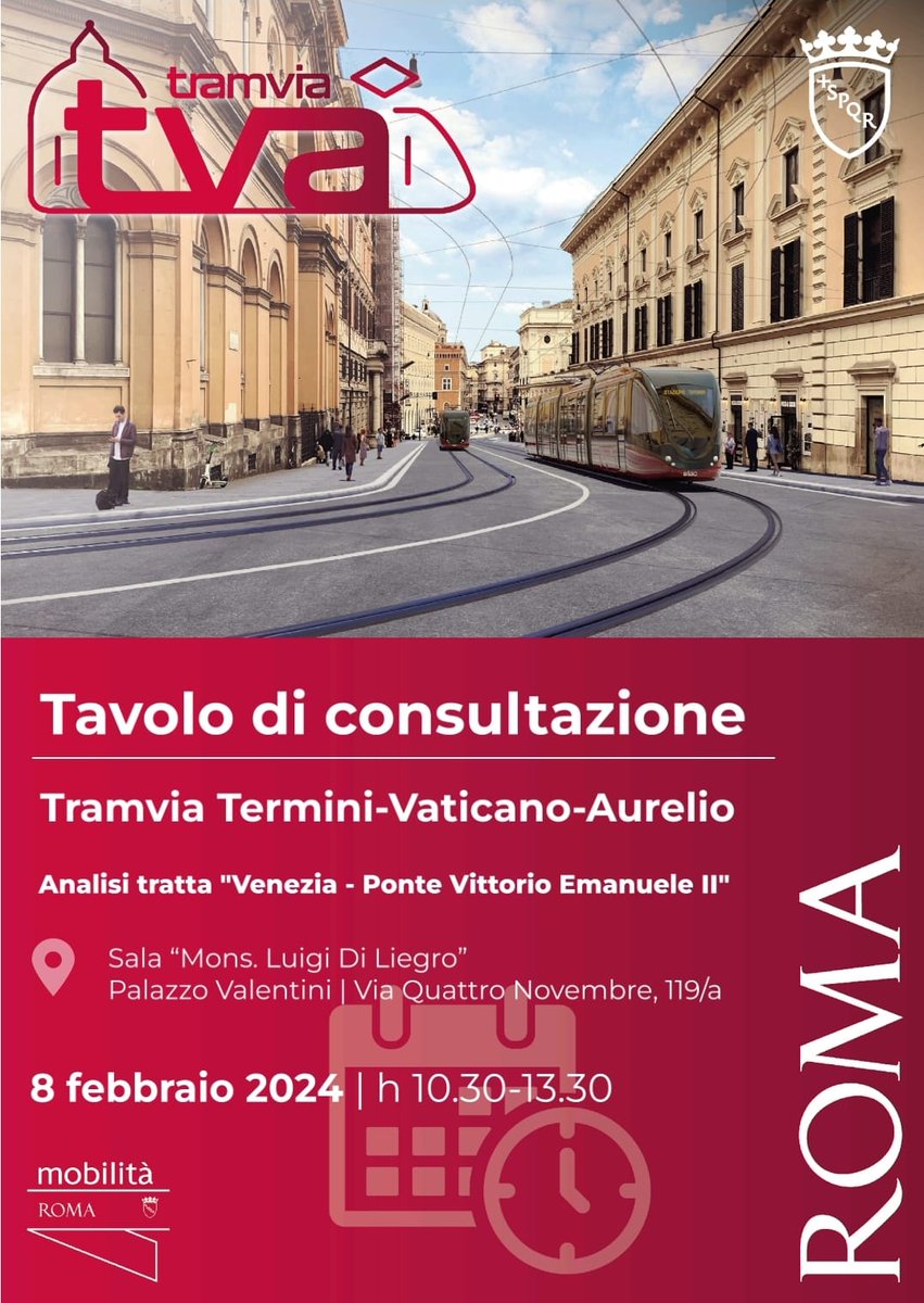 3° appuntamento giovedì 8 febbraio.
Qui per qualsiasi dubbio o quesito
👇
romamobilita.it/it/domande-ris…