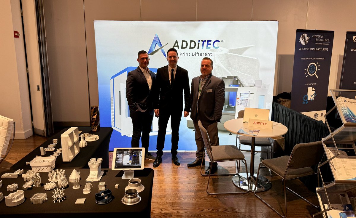 ADDiTEC3D's tweet photo. It's been a fantastic morning at AMS 2024! We're excited about the upcoming sessions this week.
Visit Booth 18 to discuss our work – we'd love to chat with you.
#AM #3DPrinting #Innovation #AMStrategies #ADDiTEC #NewYork #FutureTech #MetalAM #3DPrinting #Metal3dprint https://t.co/VDYo6WP5au