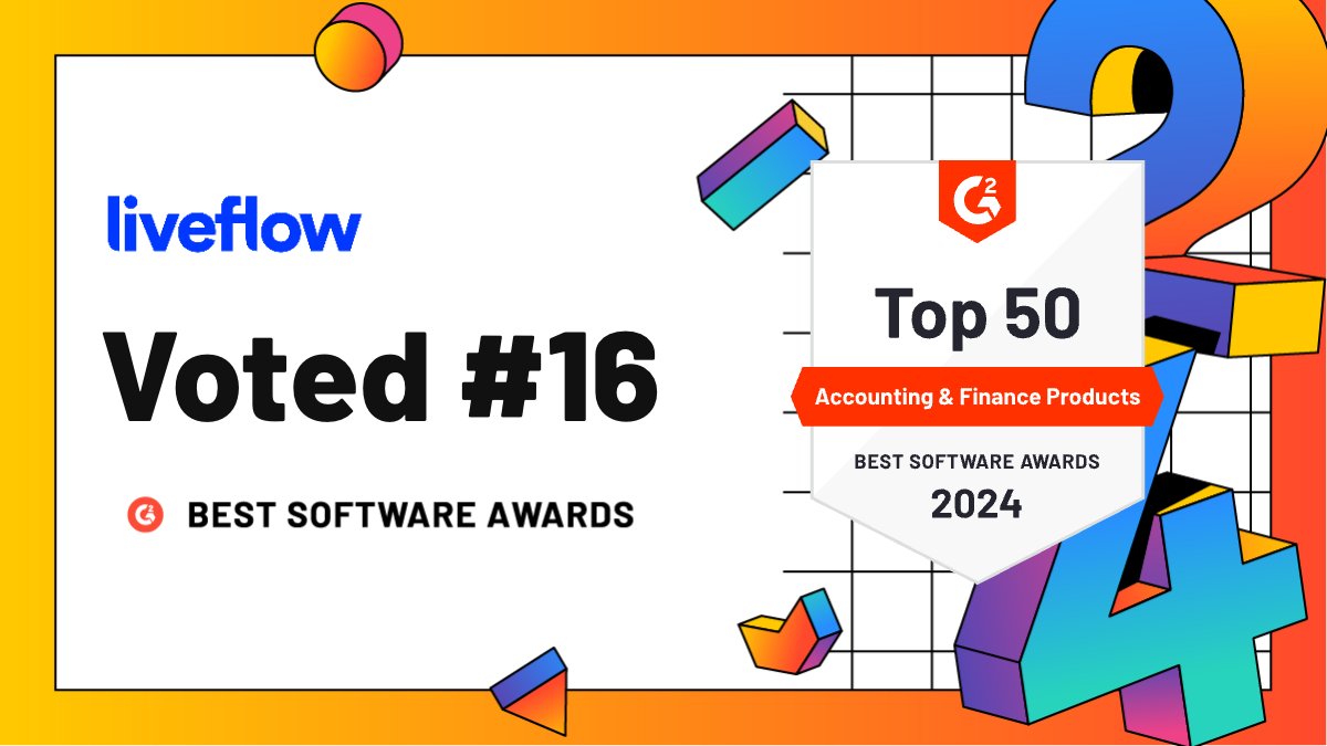LiveFlow_com's tweet image. 🚀 Exciting news! LiveFlow is #16 in G2&apos;s Top 50 Software Awards! 🏆 A huge thank you to our team and users for making this possible. Your support drives us daily! 🌟

See why we&apos;re ranked so high ➡️ liveflow.io/request-demo?u… #LiveFlow #BestSoftwareAwards #taxtwitter