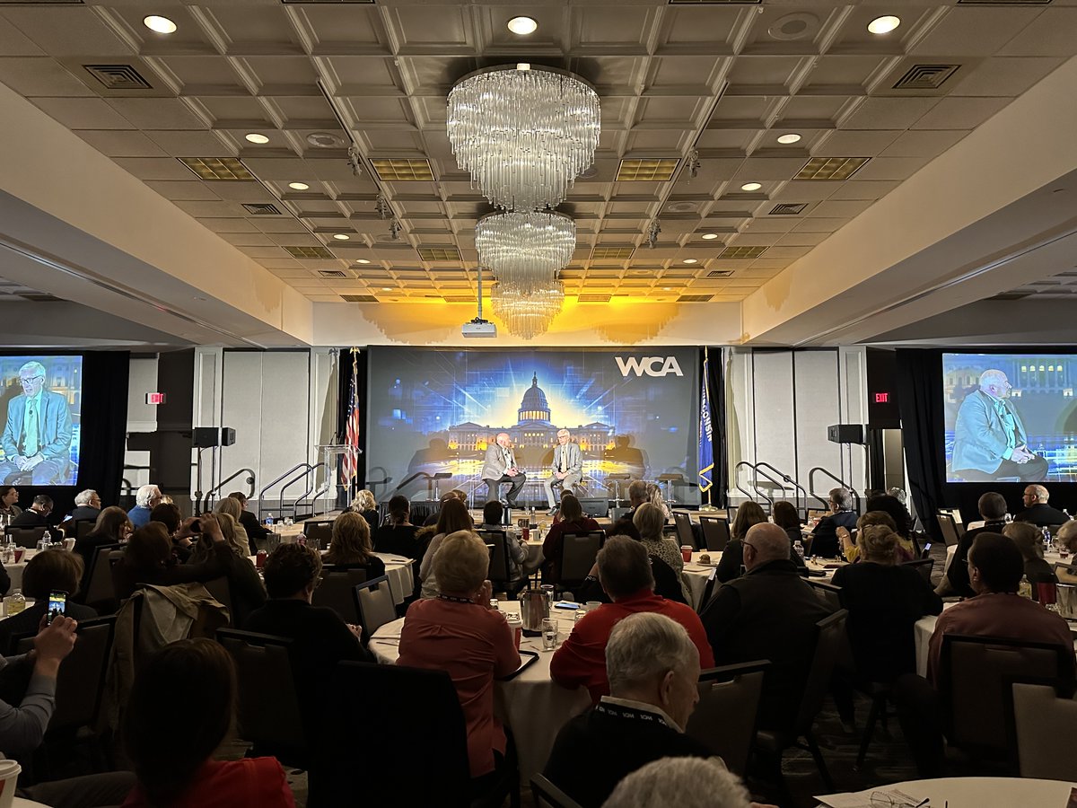 GovEvers's tweet photo. Good morning from the @WisCounties 2024 WCA Legislative Conference, where I’m speaking with county leaders about our work this session to find common ground, put politics aside, and get big things done for our state, including our historic increase in shared revenue. https://t.co/QOeDHFfTy1