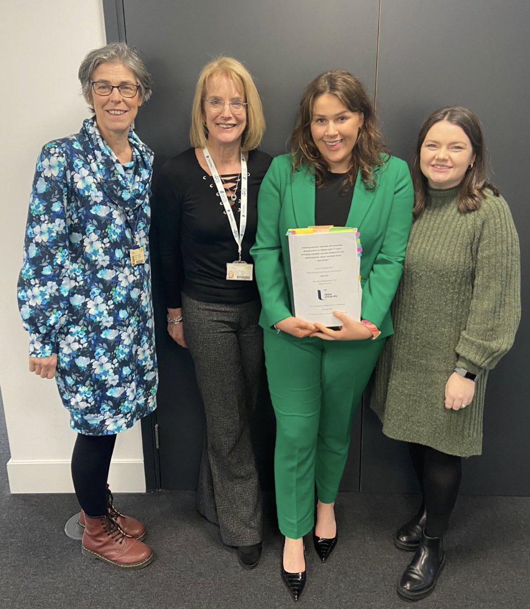 ⭐️PHD VIVA⭐️ We are thrilled to announce that @NallyS5 successfully defended her PhD thesis today “⬇️ sedentary behaviour & ⬆️ physical activity in children aged 7-9 years: developing, feasibility & pilot testing a low-cost, multicomponent, school- & home-based intervention.”👏