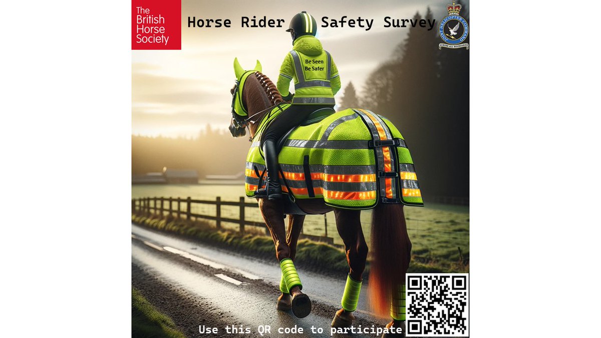 Joint Helicopter Command (JHC) Horse Rider Safety Survey Are you a horse rider? We need YOUR help related to horse and rider safety. Here's how you can help: Participate in the Survey: Using the QR code or the following link: forms.office.com/e/adyKzB3D3x