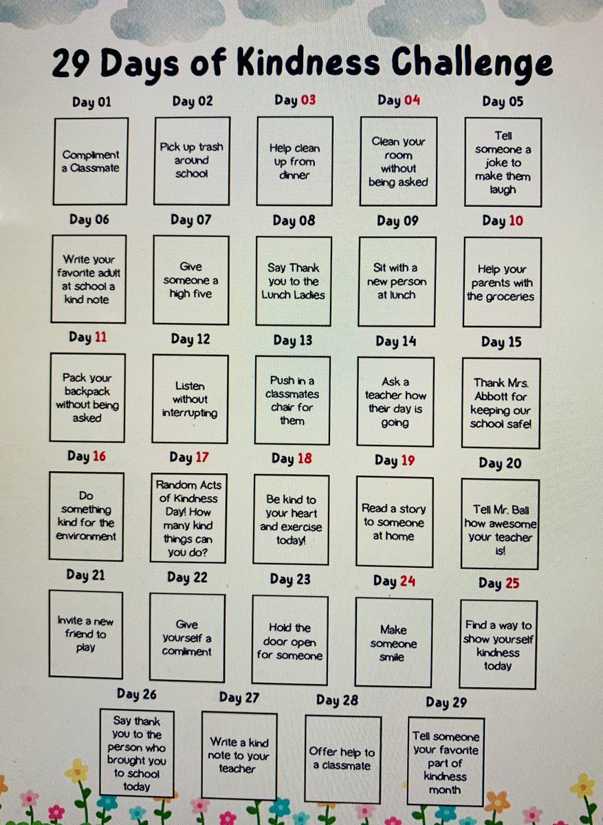 Kindness month is in full swing at Highlands! <a href="/HESHawksSVVSD/">Principal Ball</a> #SVVSDKindness