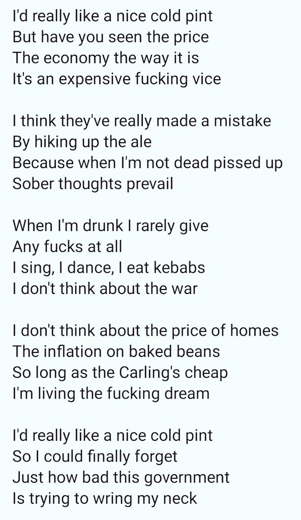 David Cooper Clarke here just walking past a boozer with only 5 quid to last me the rest of the week. So I wrote a poem about it.
This one's called 'I only have a fiver to last me the week and I want to go the pub'
#Poem #Poetry #PoemADay #PunkPoetry