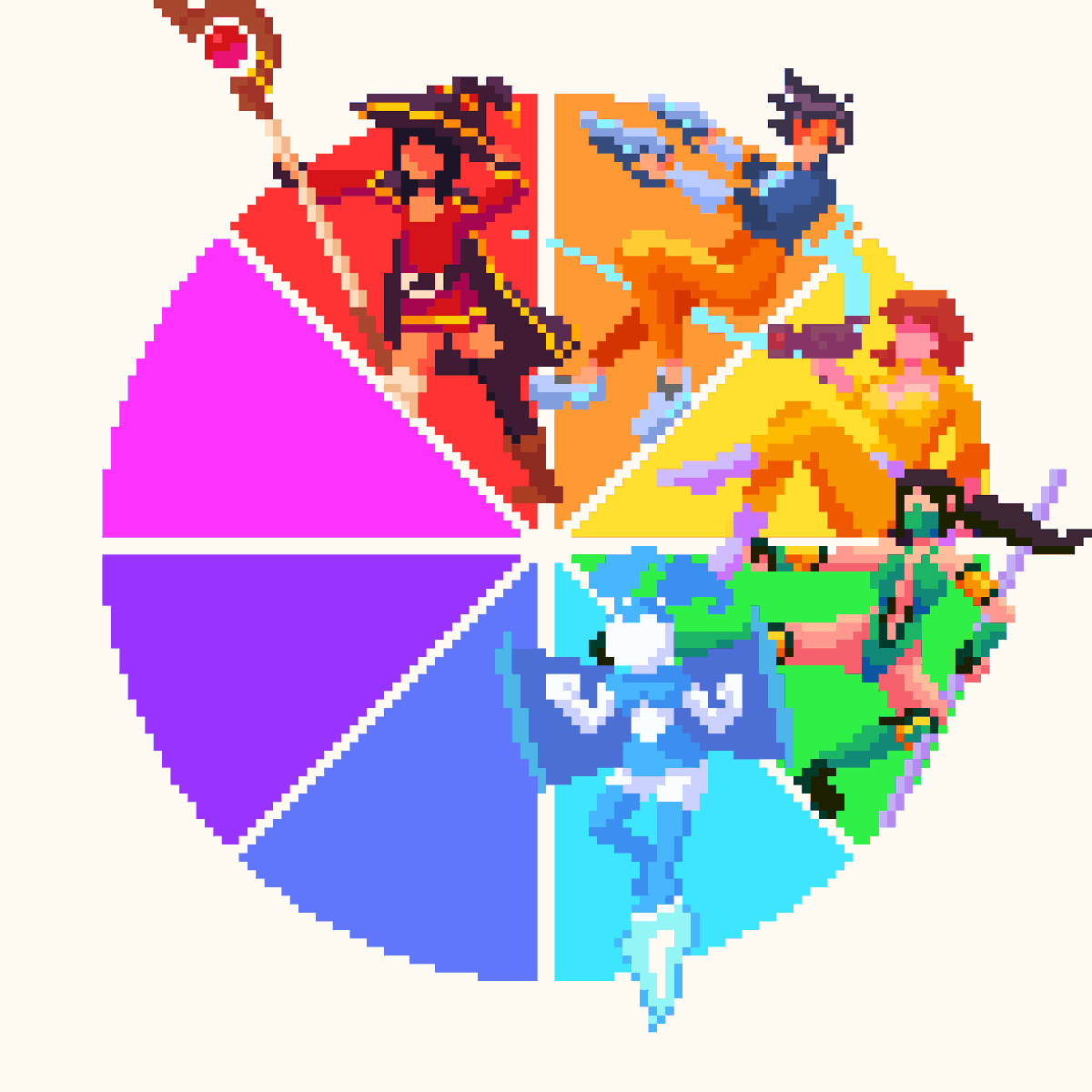 _iwolga's tweet photo. #JennyWakeman from My Life as a Teenage Robot for the next sector of #colorwheel.  #pixelart #mlaatr https://t.co/RnUSr5C0qU