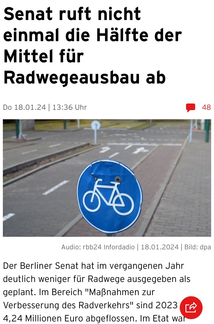 Was passiert eigentlich gerade in der Berliner Verkehrspolitik?

Angesichts der unübersichtlichen Nachrichtenflut im Verkehrsbereich wird es mal wieder Zeit für eine Einordnung.

Es folgt ein längerer Thread:

1/28