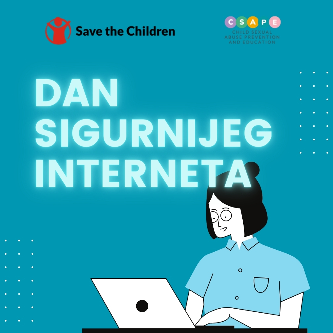 Na Dan sigurnijeg interneta, Save the Children putem CSAPE projekta, zagovara prevenciju i zaštitu djece od seksualnog zlostavljanja online. Zajedno gradimo sigurniji digitalni svijet za najmlađe. #SigurnijiInternet #CSAPE #SaveTheChildren #SaferInternetDay2024