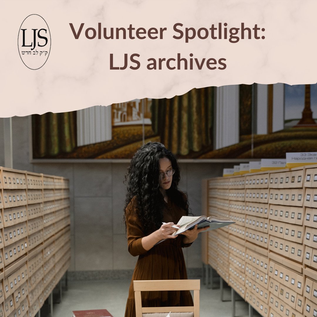 Would you like to get involved with this fascinating work? Training and support is offered, especially for the cataloguing and accessioning of entries into the repository. Whatever your level of interest, we will find a role that suits you! Contact volunteer@ljs.org for info.