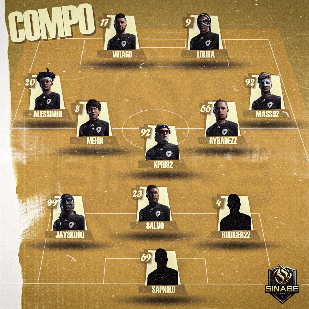 𝚂𝚝𝚊𝚛𝚝𝚒𝚗𝚐 𝚇𝙸

- @fc_gelato 

- @UNITEDFootFC 🇫🇷

- <a href="/MGT_Massilia/">MGT MASSILIA</a> 🇫🇷

-  @Elysium_Efoot 🇫🇷

- <a href="/XIpatriotesfc/">XI patriotes fc</a> 🇧🇪