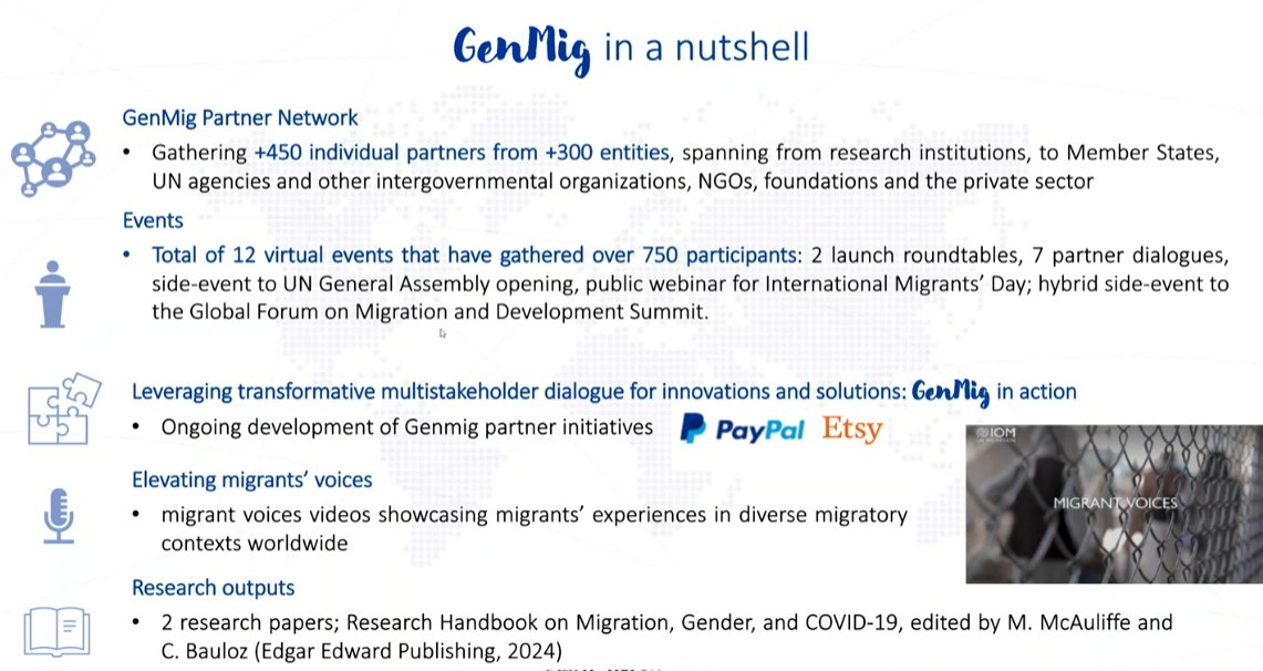 📅 @WiRL_Network hosted its members' Kitch Table event today
📢 We thank @MarieLMcAuliffe for presenting the work on #gender-based protection of The Gender and Migration Research Policy Action Lab (#GenMig) and @UNmigration
🌐 More info & contact: bit.ly/4bpIqyl