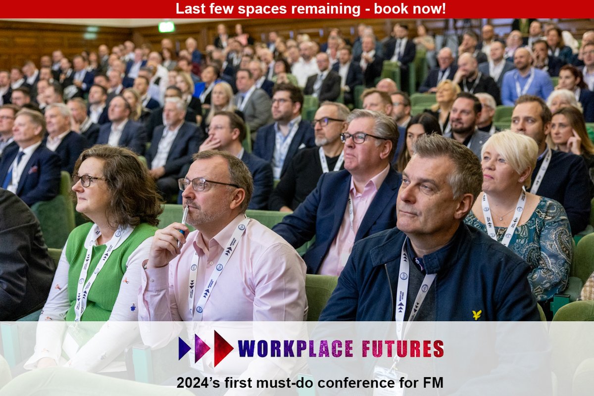 The Workplace Futures Conference on Tuesday 20th Feb is very nearly SOLD OUT!  

Be quick to grab the last few remaining delegate spaces

workplace-futures.co.uk

#facman #workplace #tech #people