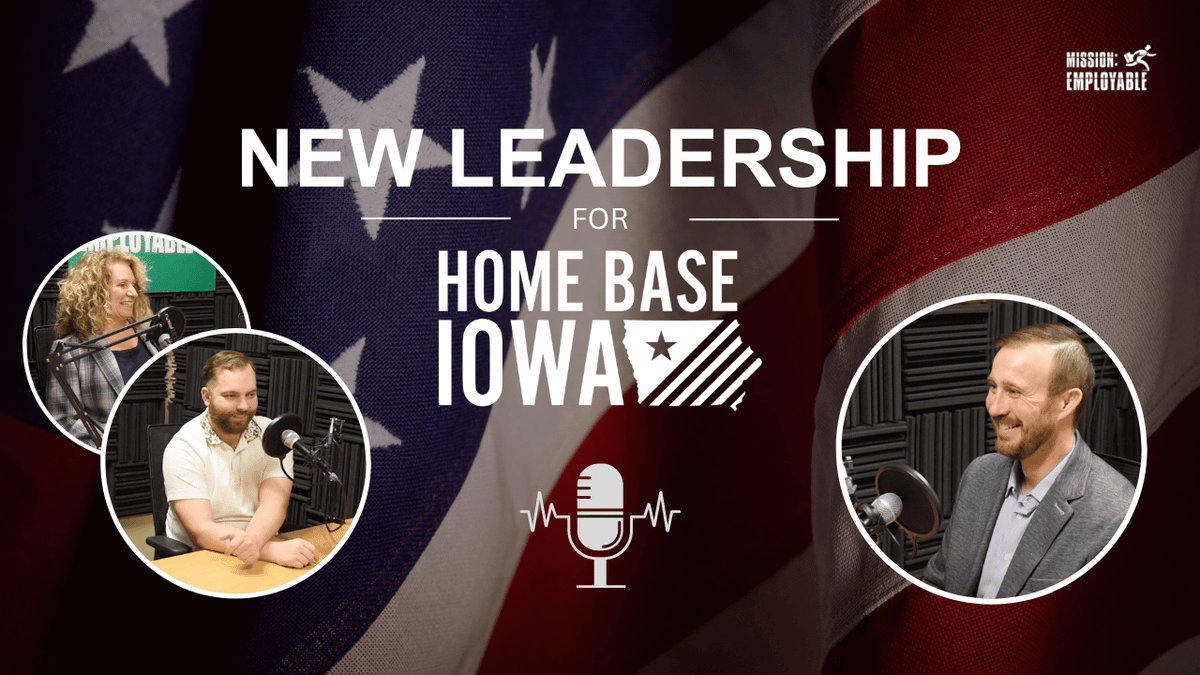 Home Base Iowa serves as a resource for #Veterans & their family members. New #HomeBaseIowa Program Manager Harrison Swift joins the #MissionEmployable #podcast & shares his passion for connecting #Veterans with meaningful employment after service. 🎬 youtube.com/watch?v=tugHZw…