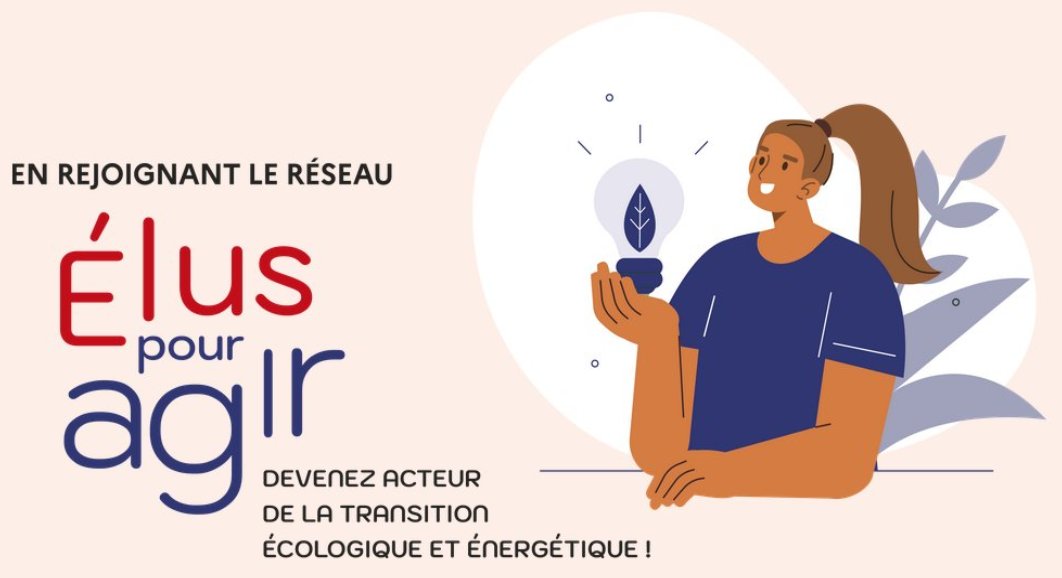📢 #Élus, rejoignez le réseau « Élus pour Agir » de l'<a href="/ademe/">ADEME</a>, devenez acteur de la transition écologique et énergétique et participez au premier webinaire du réseau le 12 mars 
👉cloud.contact.ademe.fr/inscription-el…