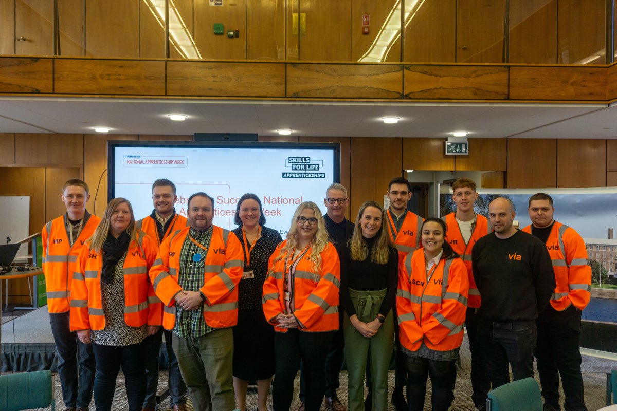 viaeastmidlands's tweet photo. Today, we heard inspiring career stories from our leaders and received a special tour of County Hall from Cllr Clarke, acknowledging the vital role of apprenticeships in shaping Nottinghamshire. Here's to our talented employees bright futures! #EmployeeTuesday #NAW2024 👏 ⭐ https://t.co/En9g7Ode1W
