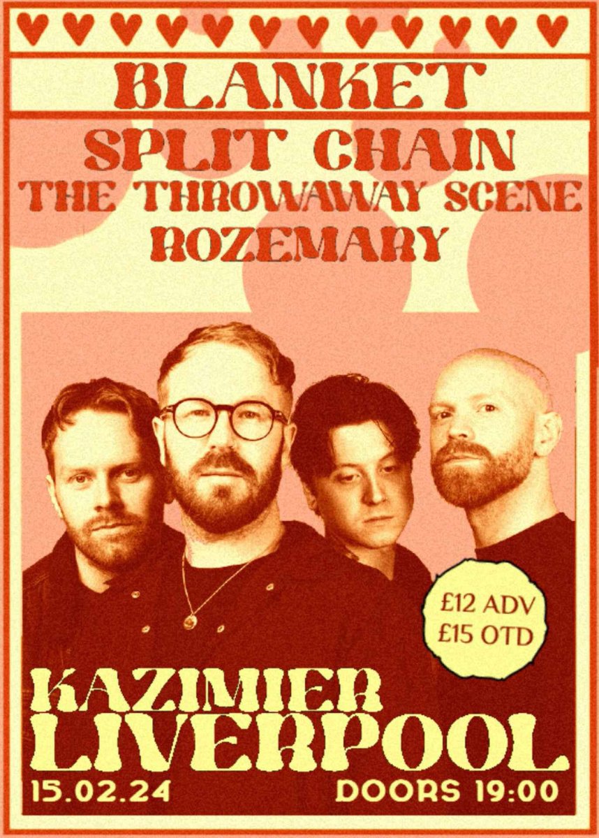 BlanketOfficial's tweet photo. Liverpool &amp; Sheffield headlines next week

🎫 https://t.co/FljeljkJCk https://t.co/9ZVUlyF9gt