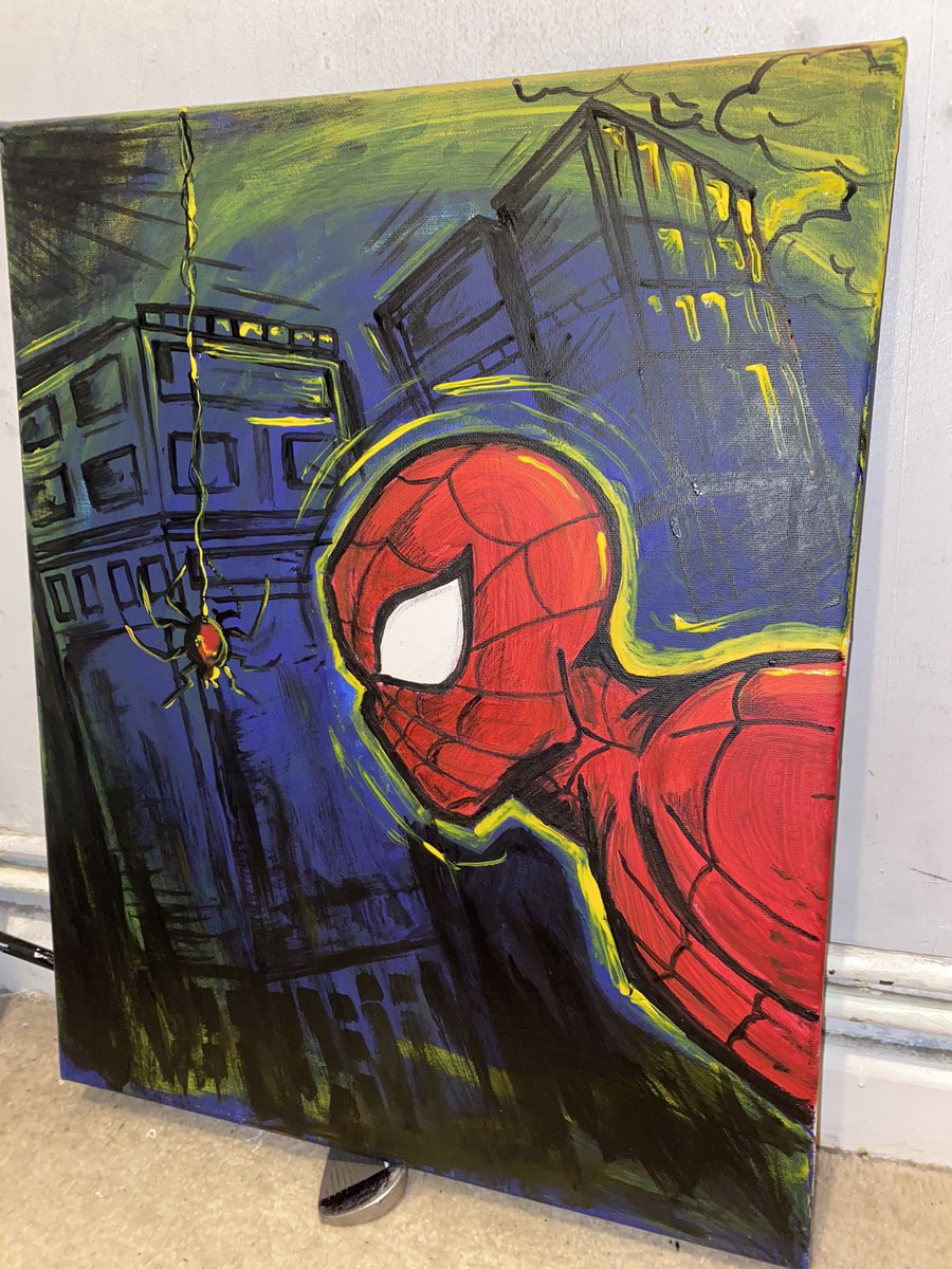 Spider-man art. I did this back in October. #art  #artist #marvel  #MarvelComics #SpiderMan follow my instagram Lils_artwork