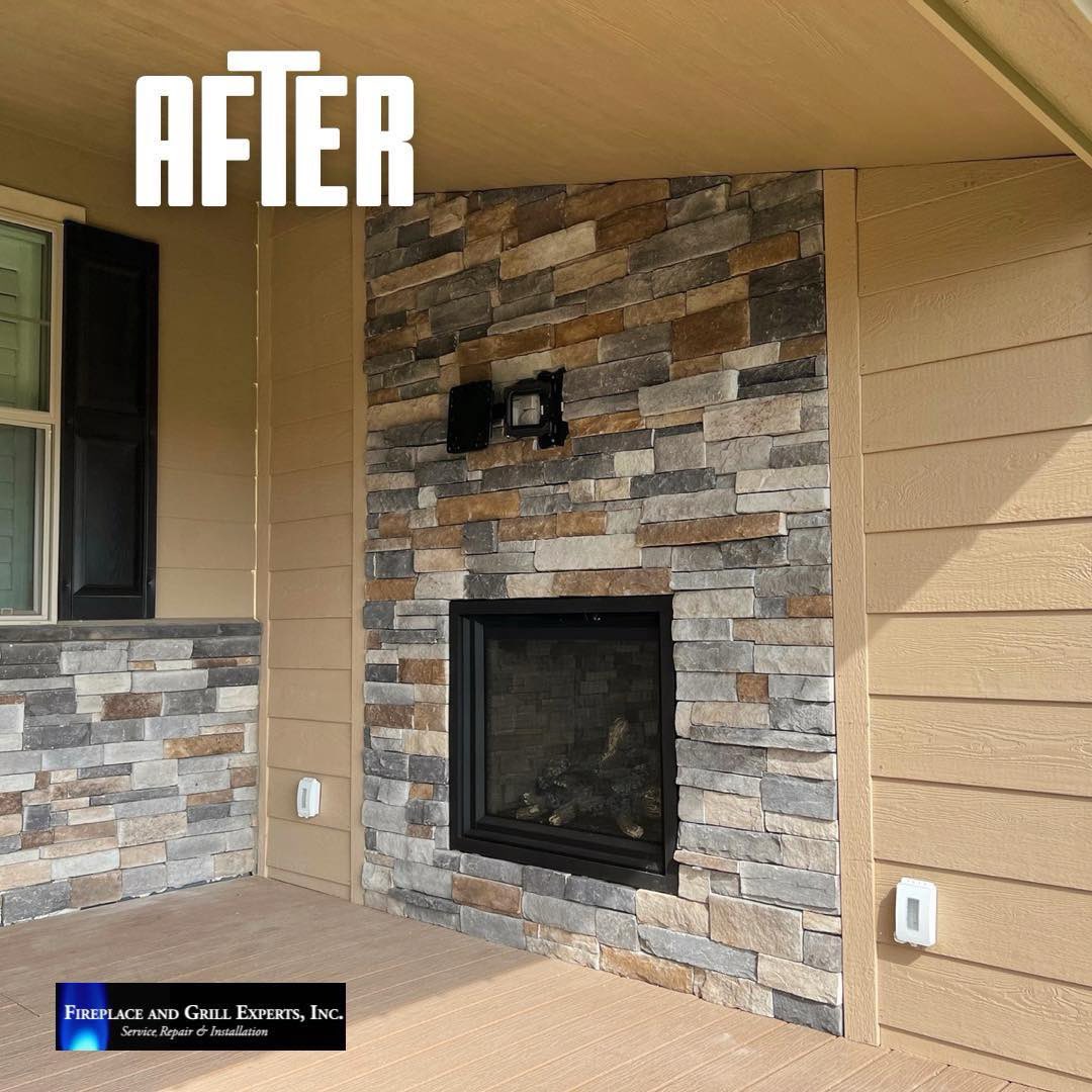 Are you thinking of doing something drastic for the outdoor season? We can help with that too! 😍 Thank you for calling us for your fireplace and grill needs in Aurora, Parker and Denver, Colorado. #fireplacedecor #gasfireplacerepair #fireplaceideas #gasfireplace