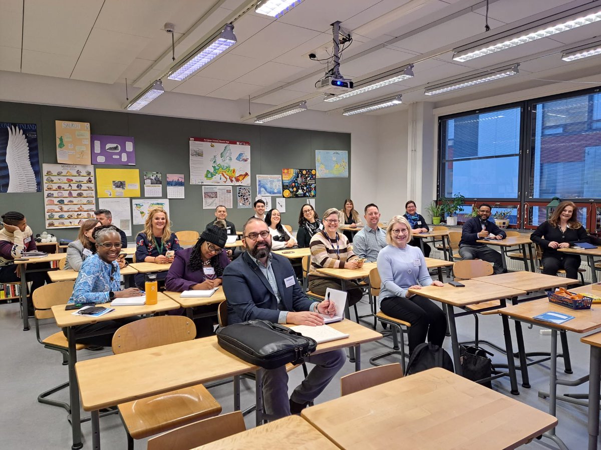 In addition to learning about Finland's education system, U.S. school administrators & leaders share an appreciation for each other's experiences & expertise. Thanks to @FulbrightFin for building opportunities for the cohort to learn about Finland & their fellow #Fulbrighters!