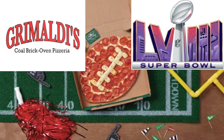 BrooklynBPizza's tweet photo. Hey #Football and #Superbowl Fans - #SuperbowlLVIII Is Rapidly Approaching = This Sunday, February 11th, 2024

Book your reservation now at 718-819-8889 to have a fun-filled day at Grimaldi's. Watch the big game, and enjoy an authentic Italian dinner! https://t.co/rWKEELniYy
