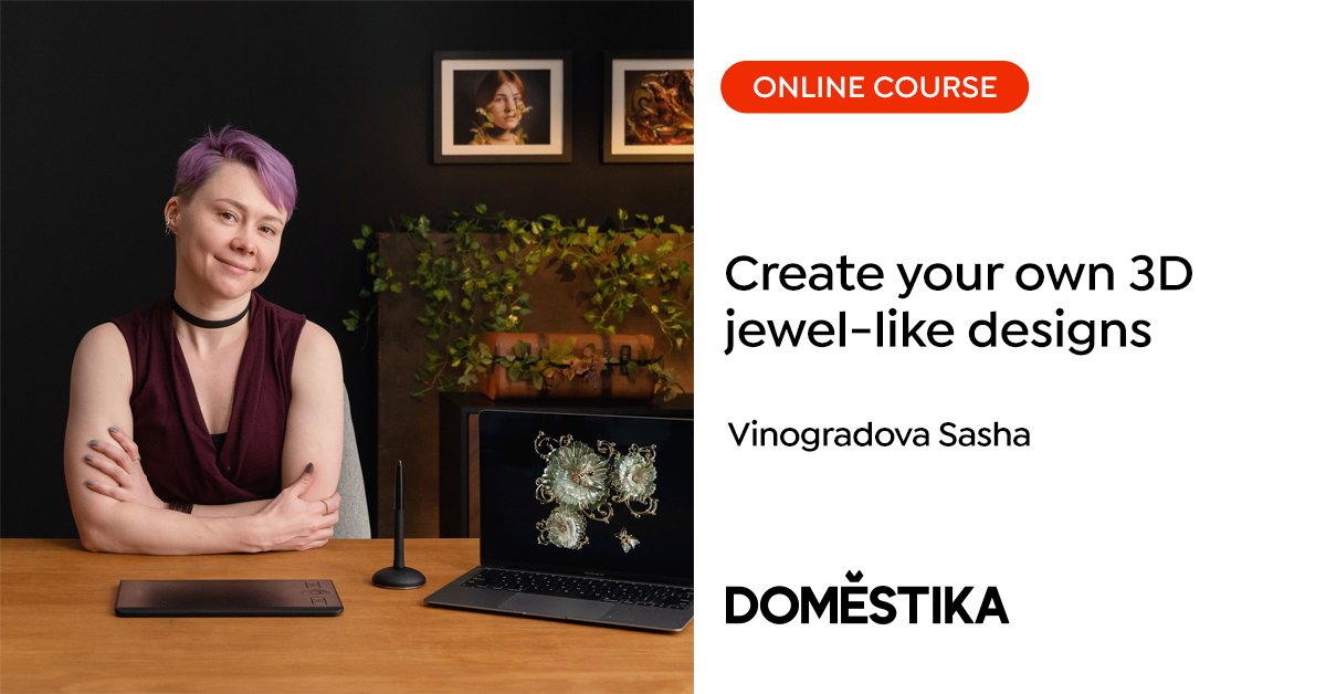 After a year of preparations my course is finally out!  I'll be sharing my creative process, tools (ZBrush, Cinema4D, Photoshop), and guiding students from the very beginning to a final project. domestika.org/en/courses/420… Is it ok that I am terrified?