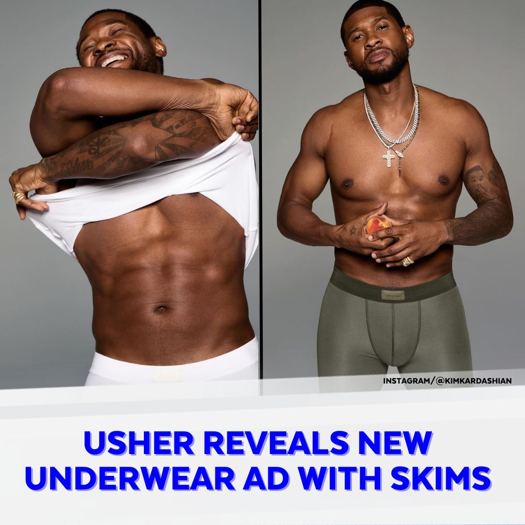 Daily Blast LIVE on X: Usher is now partnering with SKIMS for a new  underwear ad. ▶️  #usher #kimkardashian #skims  #underwear #model #singer #ad  / X