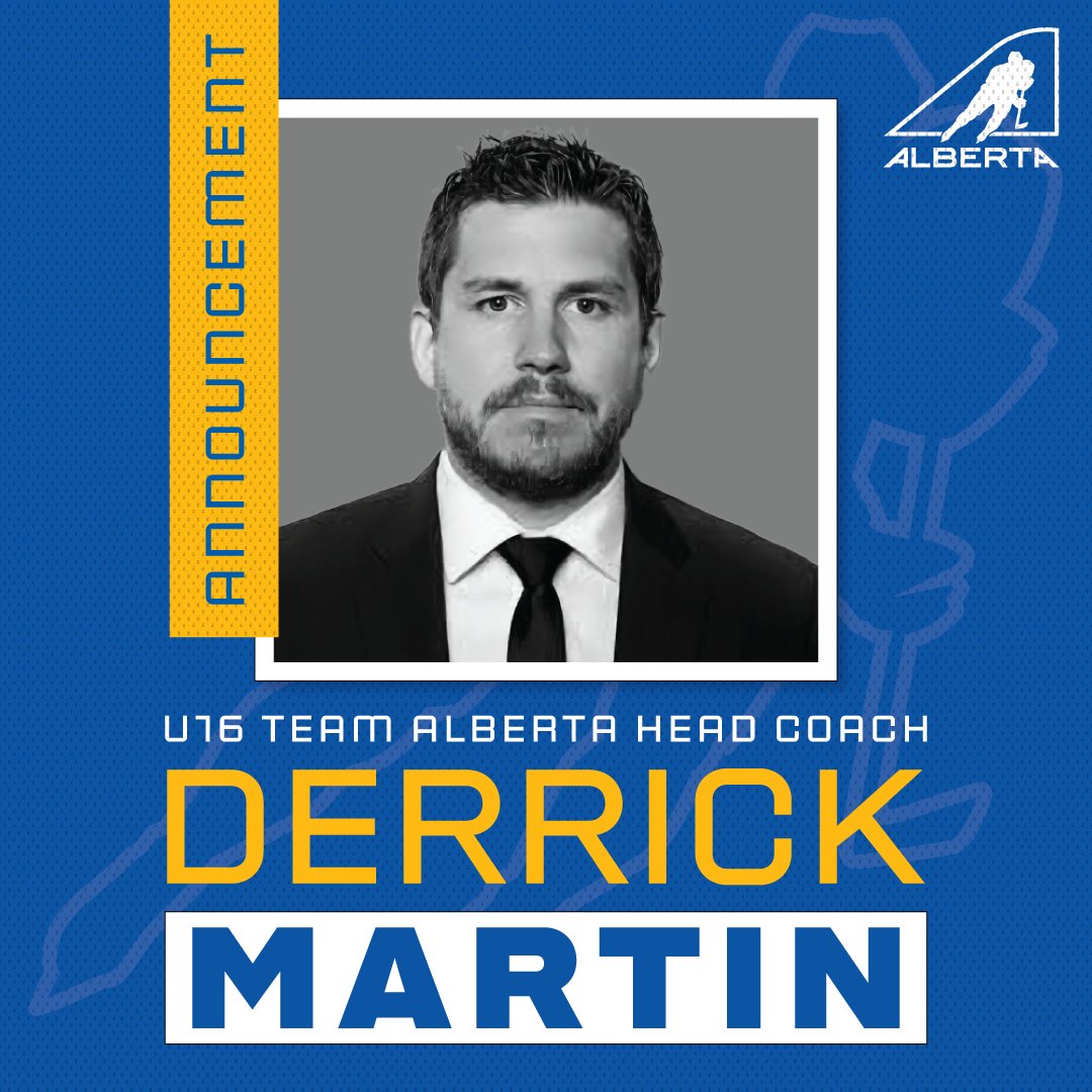 Team Alberta Hockey (@teamabhockey) on Twitter photo <a href="/HockeyAlberta/">Hockey Alberta</a> and <a href="/TeamABHockey/">Team Alberta Hockey</a> are pleased to announce <a href="/dpmartin84/">Derrick Martin</a> will lead Team Alberta's Male U16 team at the 2024 WHL Cup.
#AlbertaBuilt <a href="/HockeyAlberta/">Hockey Alberta</a> and <a href="/TeamABHockey/">Team Alberta Hockey</a> are pleased to announce <a href="/dpmartin84/">Derrick Martin</a> will lead Team Alberta's Male U16 team at the 2024 WHL Cup.
#AlbertaBuilt