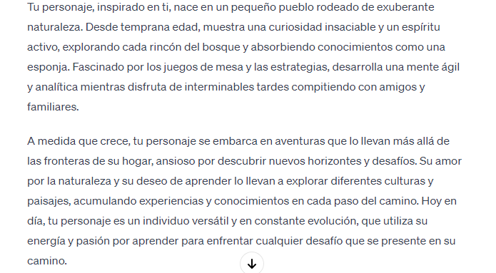 Os dejo la historia de mi personaje #RíoAtq  #JIPAtq24