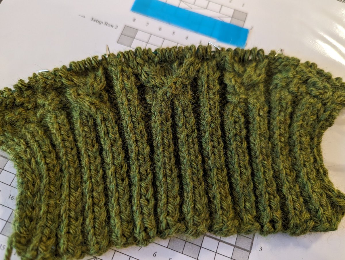 DoveCallKnits's tweet photo. Baby cables for the very beginning of a sweater (Awen by Meghan Babin) I am making for Eric. Anyone want to make a bet on how long this takes me to finish? I am the world's slowest knitter and cables slow me down even more.

#knitting #itscoldoutside #squishy #cableknit https://t.co/QCsQiWe32G