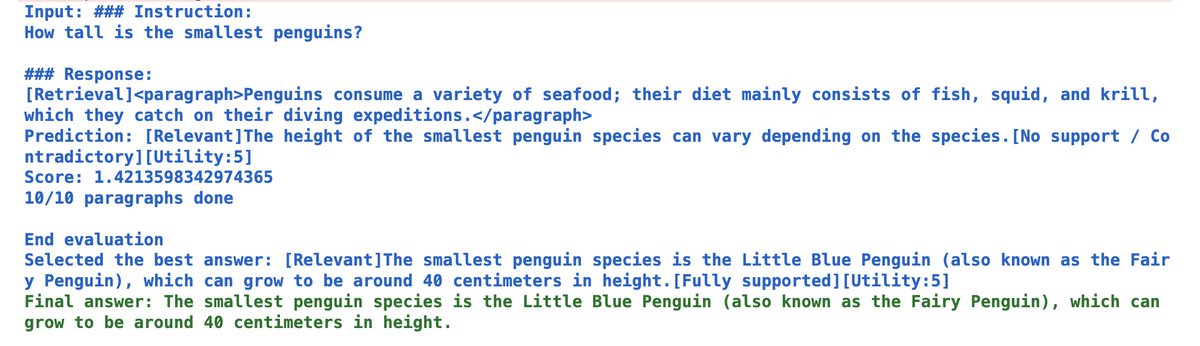 Self-RAG in <a href="/llama_index/">LlamaIndex 🦙</a>

We’re excited to feature Self-RAG, a special RAG technique where an LLM can do self-reflection for  dynamic retrieval, critique, and generation (<a href="/AkariAsai/">Akari Asai</a> et al.).

It’s implemented in <a href="/llama_index/">LlamaIndex 🦙</a> as a custom query engine with